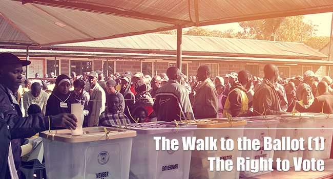 The Walk To The Ballot 1: Right To Vote